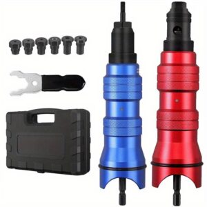 Riveteuse, fixation de rivet