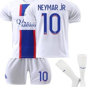 Maillot Foot T-Shirt et Short Adultes et Enfants Maillot de Football Garçon Vêtements de Football Extérieur avec Chaussette Ensemble