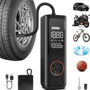 Gonfleur Pneus Voiture sans Fil 150PSI Mini Compresseur à Air