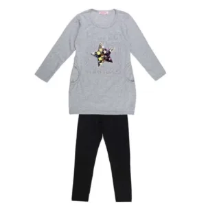 Ensemble Enfant Star black grey