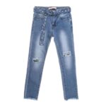 Jeans-Enfant-ceinture-etoiles-blue-jean