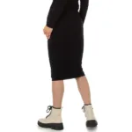 Jupe-Femme-mi-longue-cintree-noir-discount