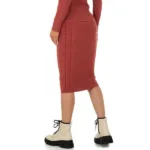 Jupe-Femme-mi-longue-cintree-red-bon-marche