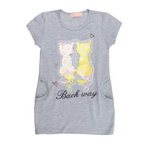 Robe enfant little princess grey