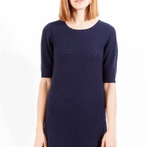 Robe Gant courte bleu Laine, Cachemire, Taille L - M - S - XS