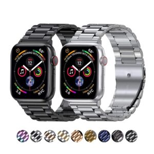 Bracelet en Acier Inoxydable pour Apple Watch Ultra 2, Accessoire D.lique de 49mm 45mm 41mm 40mm 44mm pour iWatch Série 9 8 7 6 5 4