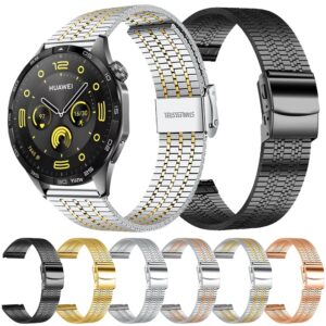 Bracelet en acier inoxydable pour HUAWEI GT4, 22mm, 20mm, 46mm, GT3 2 Pro ÜCH 4 Pro, Bracelet pour Boom OR Watch GS 3i SE, Bracelet MagicWatch