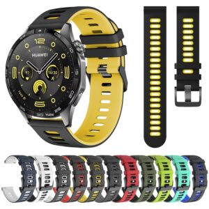 Bracelet en silicone pour HUAWEI, Bracelet de rechange pour HUAWEI ÜCH IGHT4 Pro, 46mm, Band IG3 2, 42mm, Boom OR Magic Watch 4, GS 3 Pro, ES, Ceinture de bracelet, 22mm, 20mm