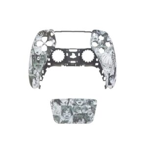 Étui de jeu en édition limitée pour PS5 P5 BDM-010/BDM-020/BDM-030 contrôleur couverture de plaque frontale et pavé tactile coque extérieure noir