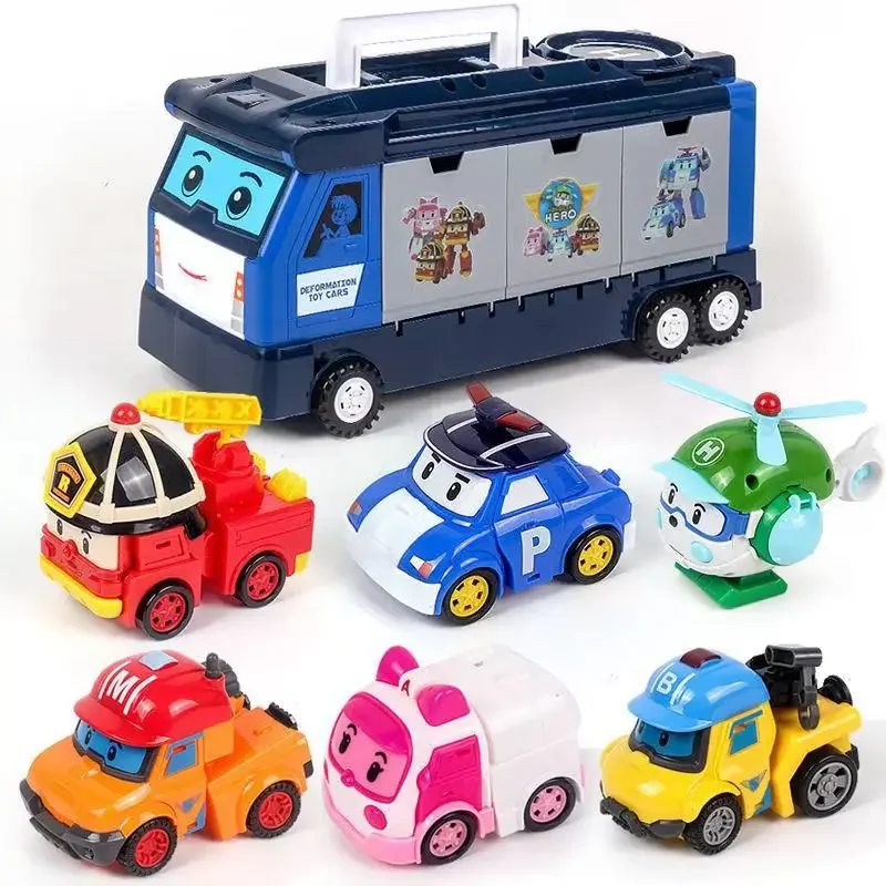 Nouveau Silverlit Robocar corée Robot enfants jouets Transformation Anime figurine Poli jouets pour enfants Playmobil Juguetes
