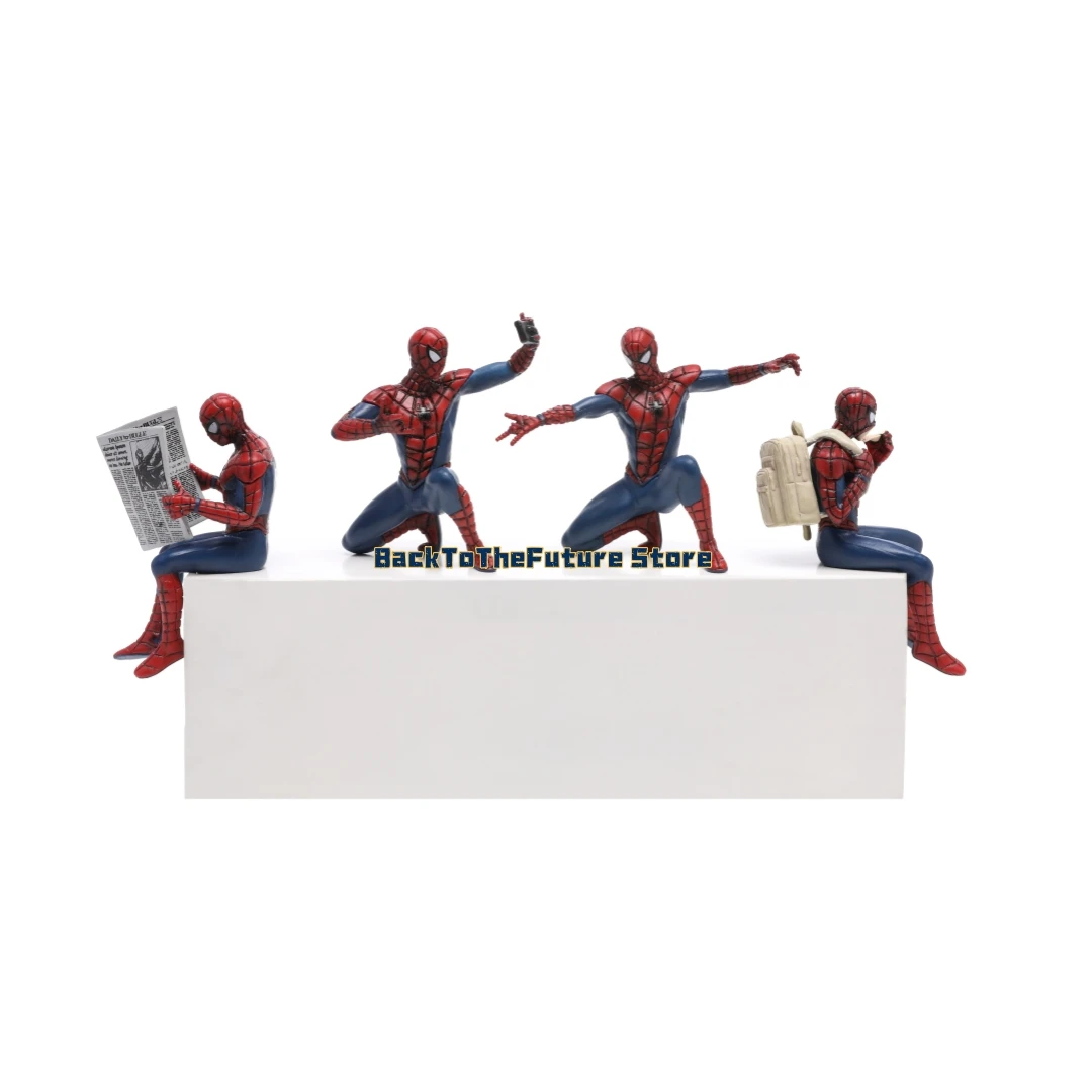Hasbro Marvel Spider Man super-héros Spiderman 7-9 cm figurine Spider-Man Anime Collection Mini jouets modèle enfants cadeau