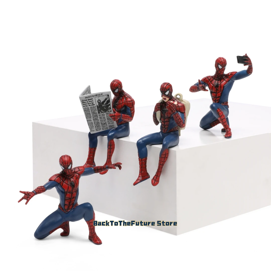 Hasbro Marvel Spider Man super-héros Spiderman 7-9 cm figurine Spider-Man Anime Collection Mini jouets modèle enfants cadeau