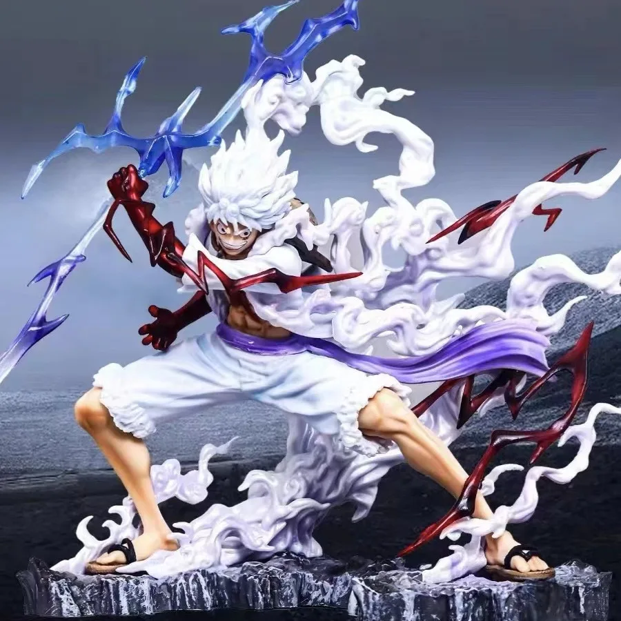 Figurine d'action One Piece, Raiden Five Gear, Nica Rains, Luffy, Statue Butter Toys, Collection Décoration, Cadeau, 25cm