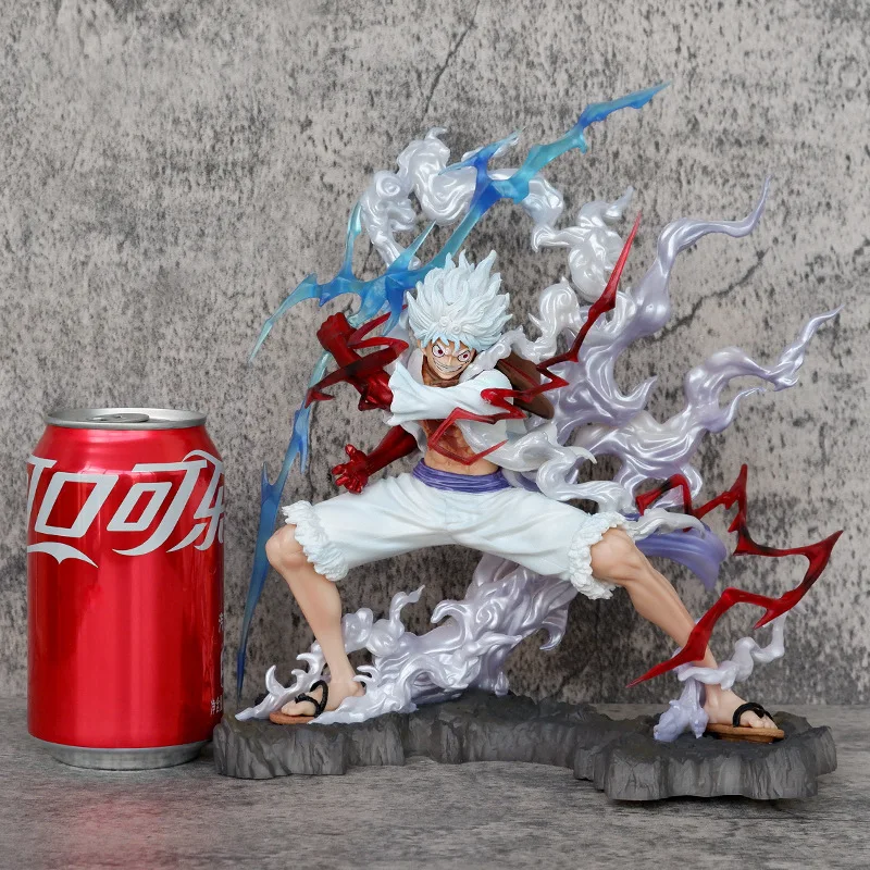 Figurine d'action One Piece, Raiden Five Gear, Nica Rains, Luffy, Statue Butter Toys, Collection Décoration, Cadeau, 25cm