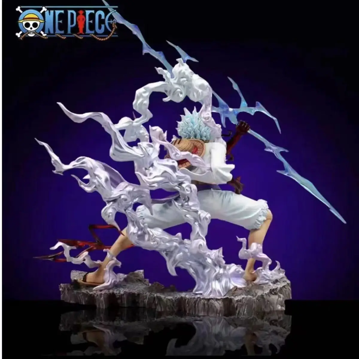 Figurine d'action One Piece, Raiden Five Gear, Nica Rains, Luffy, Statue Butter Toys, Collection Décoration, Cadeau, 25cm