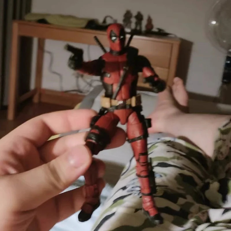 Deadpool figurine x-men légende série figurine Wade Winston Wilson figurines modèles de mobilité commune Collection décorer jouet cadeau Deadpool figurine x-men légende série figurine Wade Winston Wilson figurines modèles de mobilité commune Collection décorer jouet cadeau