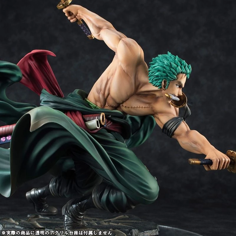 Une pièce 10CM Figure jouets Anime GK Roronoa Zoro trois lames sa-maximum PVC Action Collection Figurine modèle poupées cadeaux enfants
