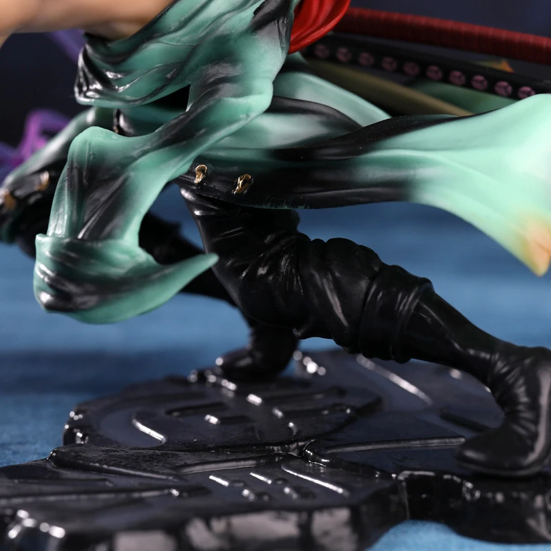 Une pièce 10CM Figure jouets Anime GK Roronoa Zoro trois lames sa-maximum PVC Action Collection Figurine modèle poupées cadeaux enfants