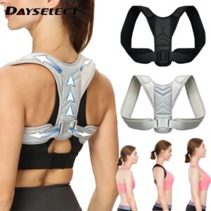 Ceinture de soutien réglable pour hommes et femmes, équipement d'entraînement pour la posture du dos, orthèse pour le cou, soutien initié à la posture, équipement de bureau à domicile