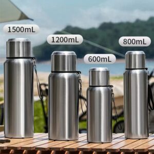 Bouteille thermos en acier inoxydable avec affichage de la température LED, tasse thermique