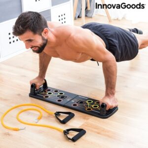 Planche de Pompes Push-Up avec Bandes de Résistance et Guide d'exercices Pulsher InnovaGood