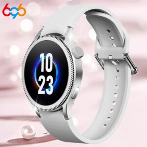 696 femmes Smartwatch bleu dent appel montres intelligentes fille Fitness sommeil santé surveillance informations Push horloge sport étanche