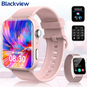 Blackview R30PRO Bluetooth appel Smartwatch 1.85 ''HD TFT écran moniteur de santé hommes femmes montre de fitness avec plus de 100 modes sportifs