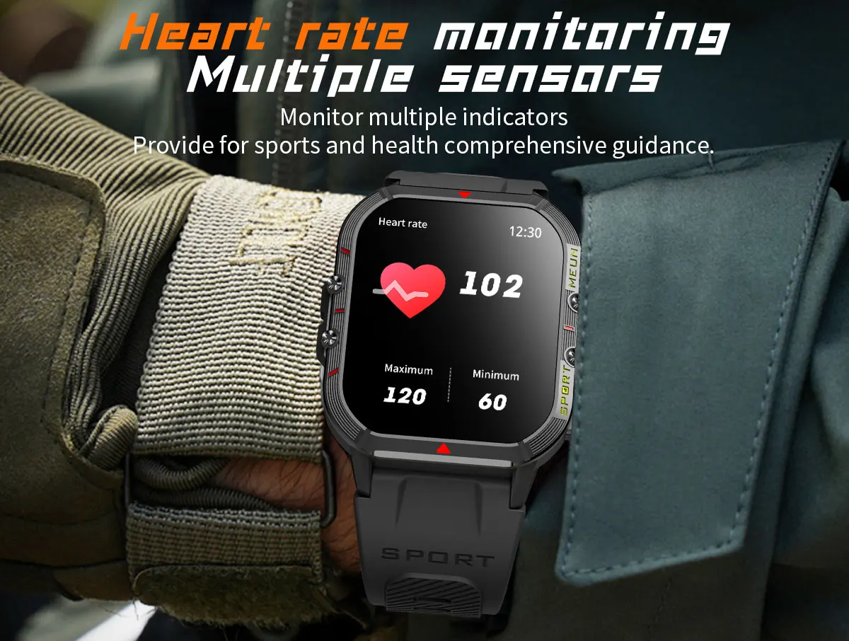 LIGE-Montre intelligente étanche pour homme, mode touriste, bracelet de sport en plein air, appel Bluetooth, musique, allergique, Android, IOS, boîte, 5.2