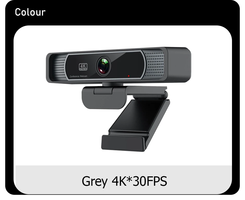 Spedal 931 HD 4K 30Fps 120 Grand Angle Webcam Avec Microphone Télécommande Streaming PC Conférence Windows Mac Linux