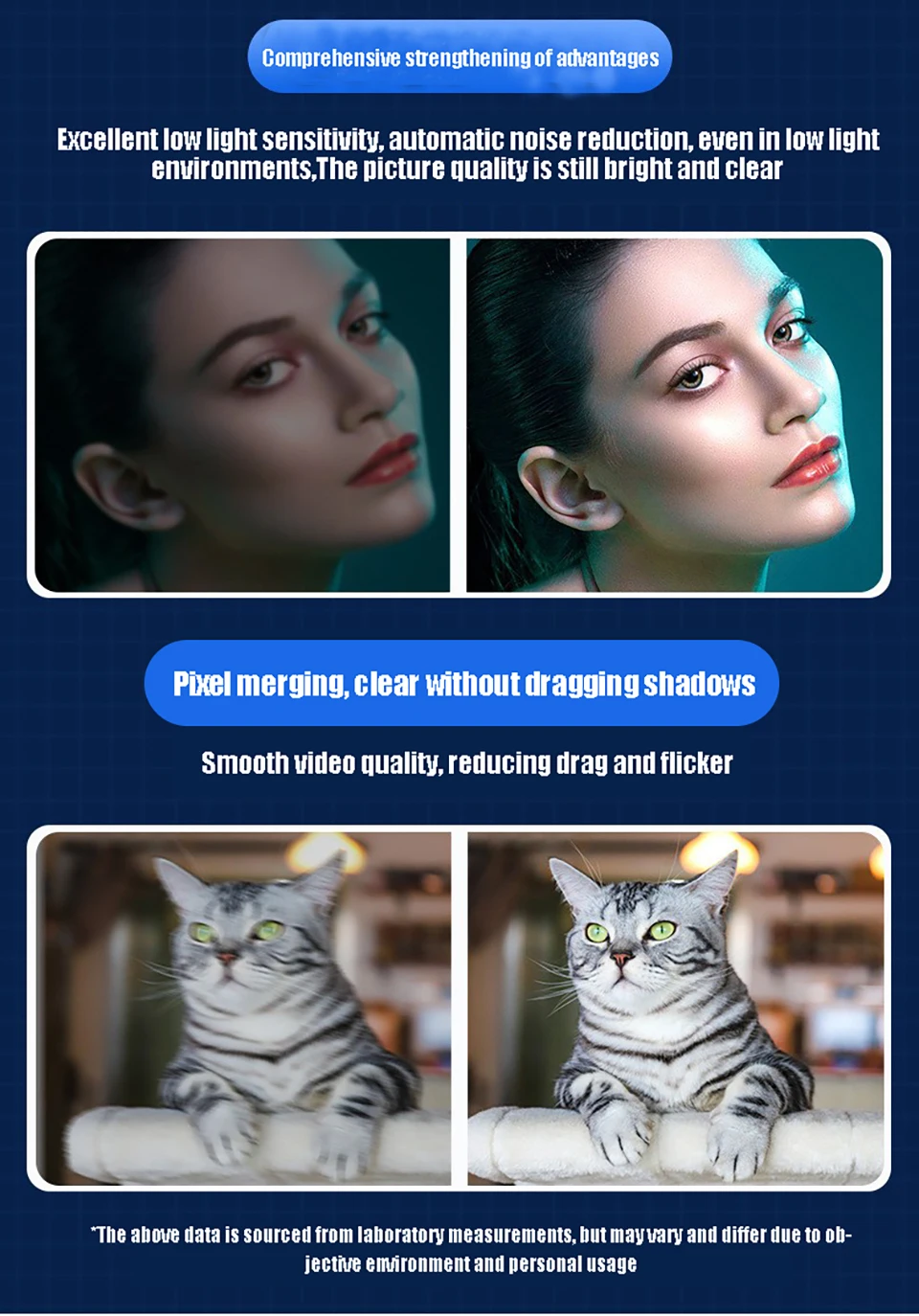 Webcams 4K USB caméra Web avec Microphone Autofocus 2K caméra PC ordinateur portable Streaming en direct 1080P Webcam pour les appels vidéo