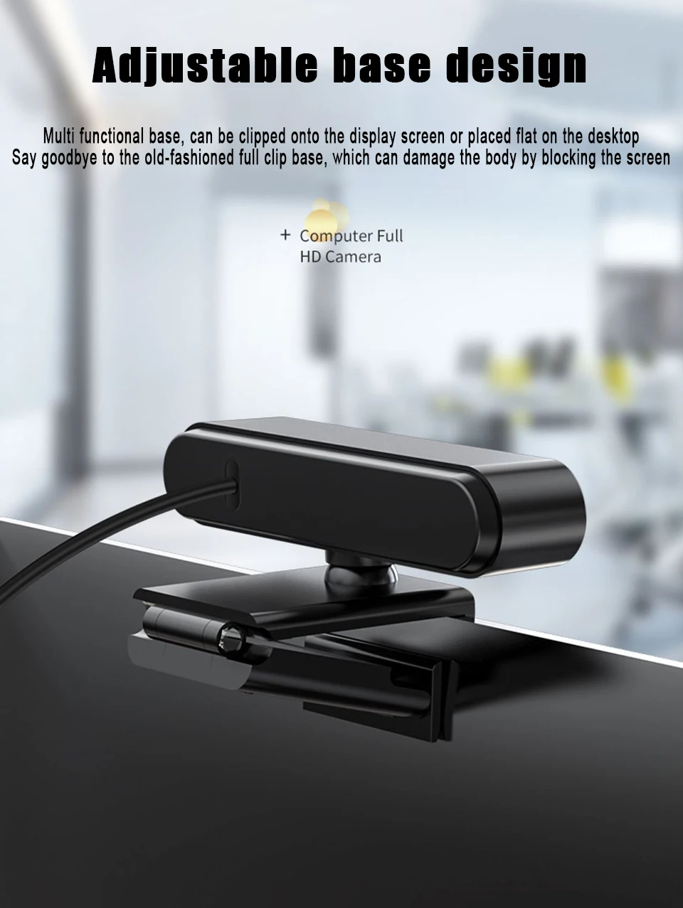 Webcams 4K USB caméra Web avec Microphone Autofocus 2K caméra PC ordinateur portable Streaming en direct 1080P Webcam pour les appels vidéo