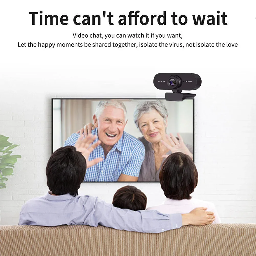 Micro webcam 4K pour ordinateur, mini webcam pour PC, diffusion en direct, caméra Web FHD 1080P pour réunion de travail avec microphone