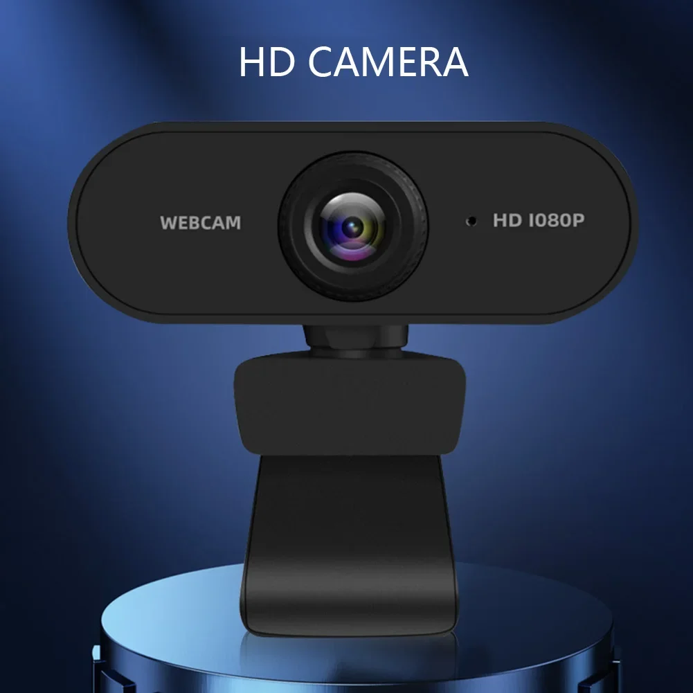 Micro webcam 4K pour ordinateur, mini webcam pour PC, diffusion en direct, caméra Web FHD 1080P pour réunion de travail avec microphone