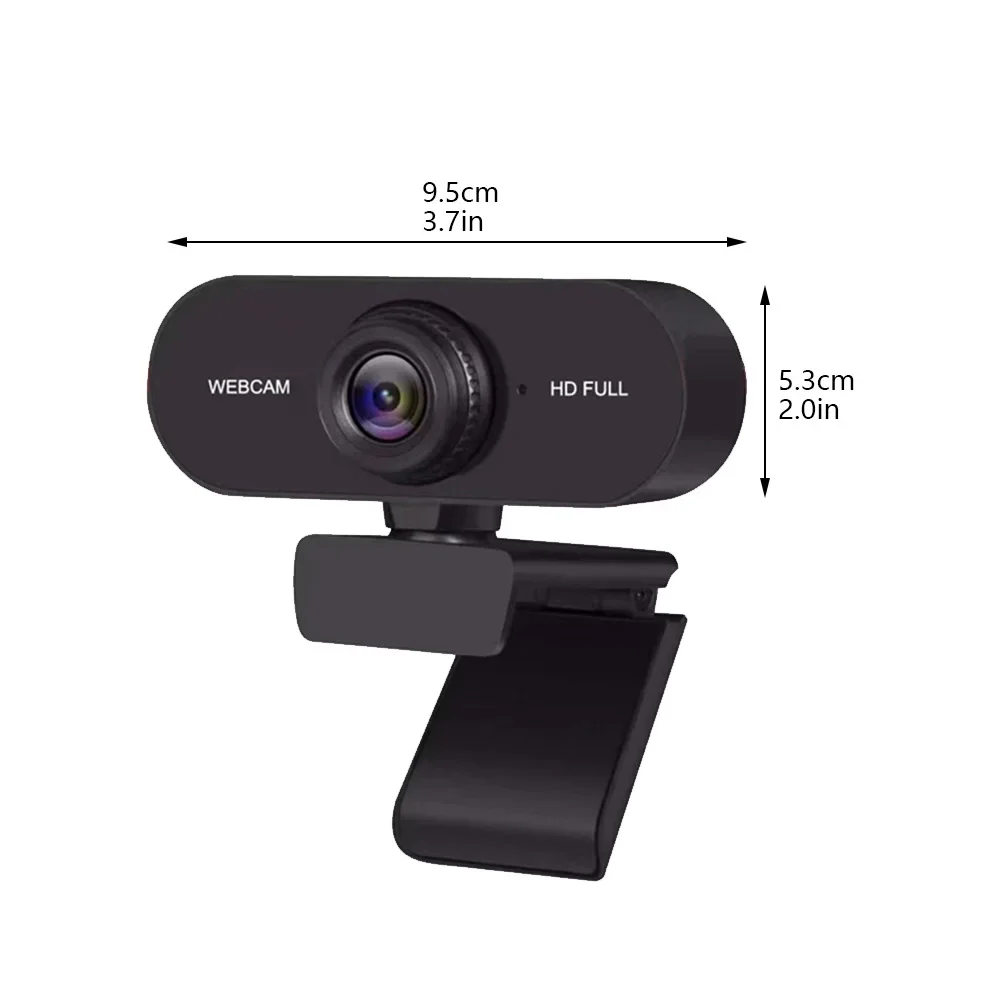 Micro webcam 4K pour ordinateur, mini webcam pour PC, diffusion en direct, caméra Web FHD 1080P pour réunion de travail avec microphone