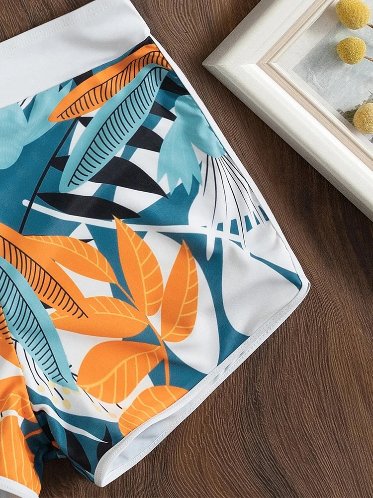 2023 licou Bikini ensemble maillot de bain court femmes taille haute maillots de bain femme imprimé baigneurs natation maillot de bain maillots de bain