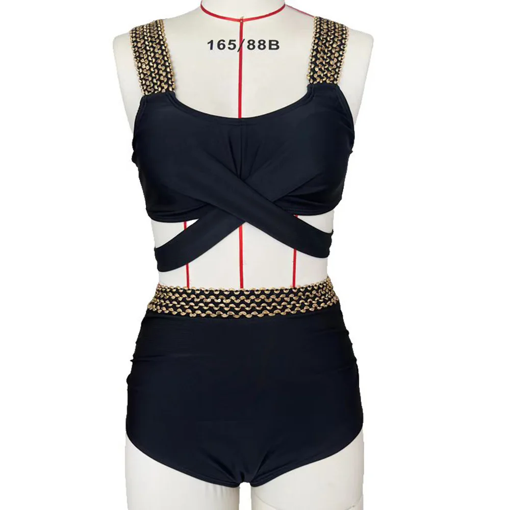 Maillot de bain deux pièces pour femmes, sexy, triangle, croisé, ensemble bikini, tanga, vêtements de plage, nouvelle collection 2023