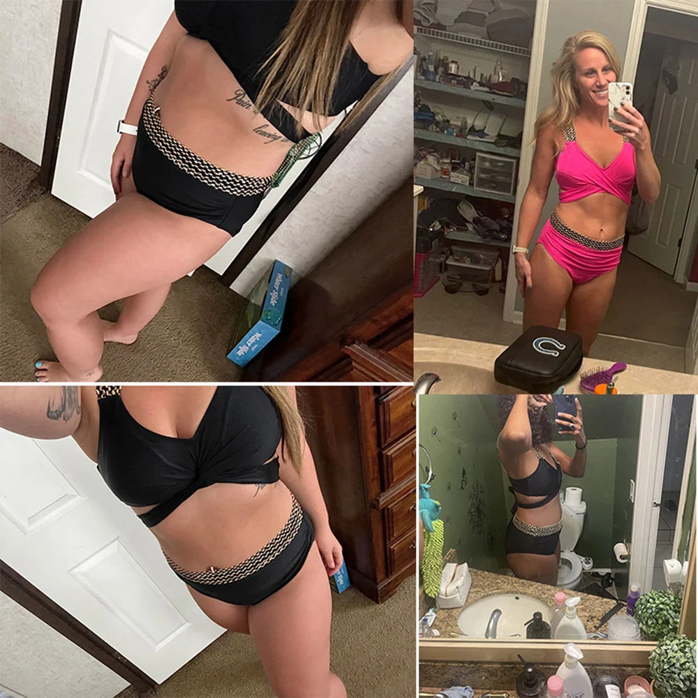 Maillot de bain deux pièces pour femmes, sexy, triangle, croisé, ensemble bikini, tanga, vêtements de plage, nouvelle collection 2023