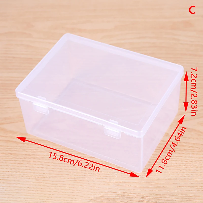 Mini Boîte de Rangement Transparente en Plastique, Petit Boîtier pour Pièces, Outils, Bijoux, Vitrine, Conteneur de Perles Mini Boîte de Rangement Transparente en Plastique, Petit Boîtier pour Pièces, Outils, Bijoux, Vitrine, Conteneur de Perles