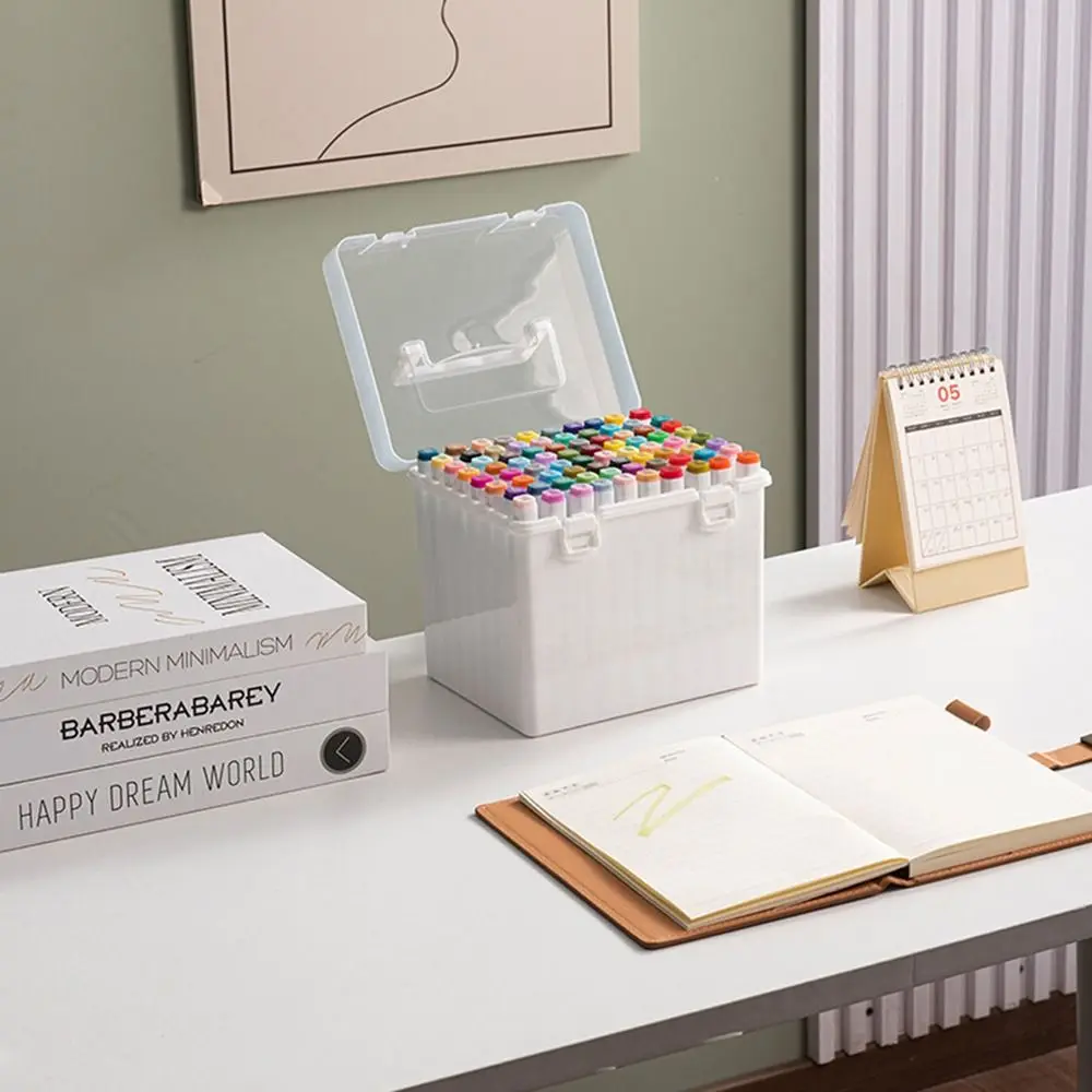 Porte-stylo de bureau à fentes multiples, boîte de rangement étanche pour étudiant