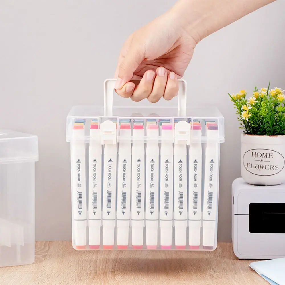 Porte-stylo de bureau à fentes multiples, boîte de rangement étanche pour étudiant