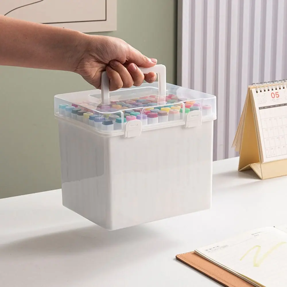 Porte-stylo de bureau à fentes multiples, boîte de rangement étanche pour étudiant