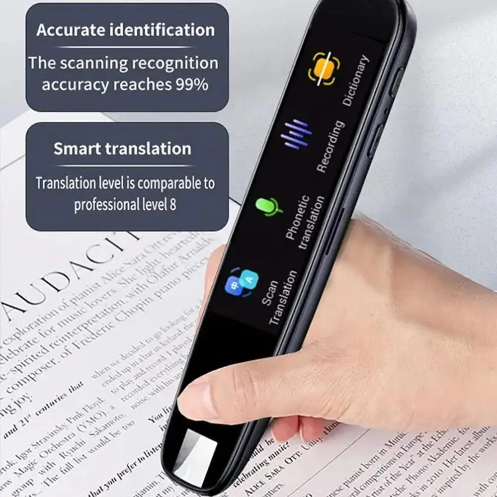 Mini stylo de lecture de numérisation portable, 112 langues, WiFi, EAU intelligent mobile, CampanVioce, dictionnaire, entreprise
