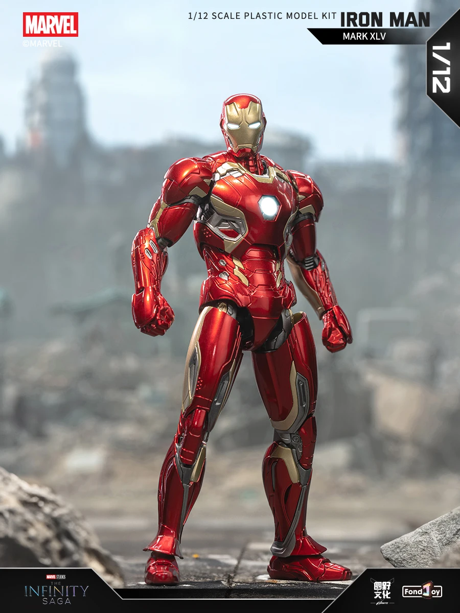 Fondjoy – Kit de modèle Original Iron Man MK45, 1/12 Infinity Saga Ironman Mark 45, assemblage ABS, jouet mobile pour enfant, cadeau personnalisé Fondjoy – Kit de modèle Original Iron Man MK45, 1/12 Infinity Saga Ironman Mark 45, assemblage ABS, jouet mobile pour enfant, cadeau personnalisé