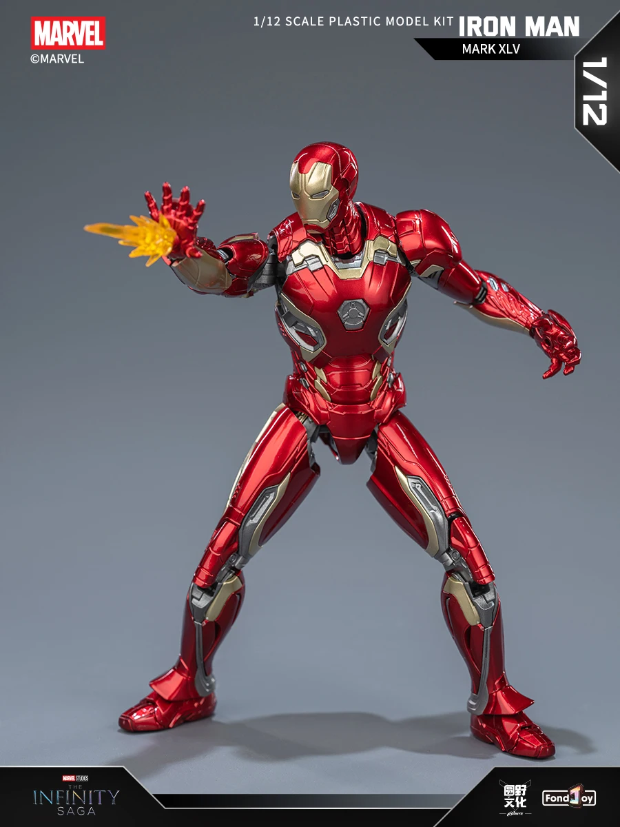Fondjoy – Kit de modèle Original Iron Man MK45, 1/12 Infinity Saga Ironman Mark 45, assemblage ABS, jouet mobile pour enfant, cadeau personnalisé Fondjoy – Kit de modèle Original Iron Man MK45, 1/12 Infinity Saga Ironman Mark 45, assemblage ABS, jouet mobile pour enfant, cadeau personnalisé