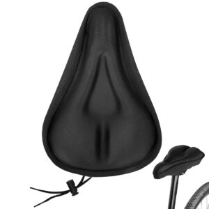 Selle de Vélo 3D Confort – Housse Rembourrée en Gel Respirant, Coussin Souple pour VTT/Vélo