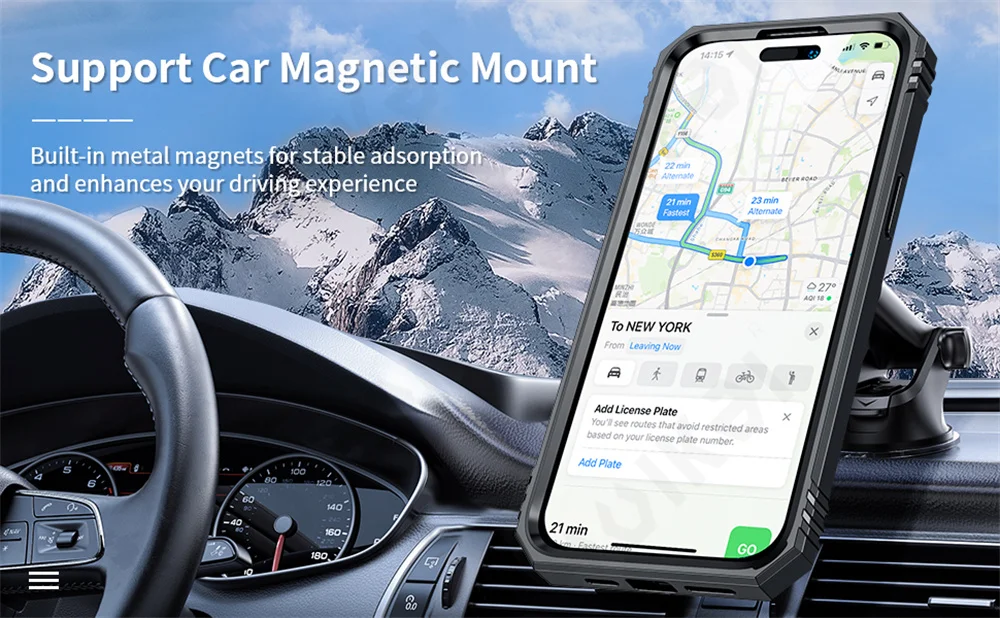 Case For iPhone 16 15 14 13 12 11 Pro XS Max XR Plus Camera Slide Military Grade Armor Protection 360 Degree Rotate Armor Cover