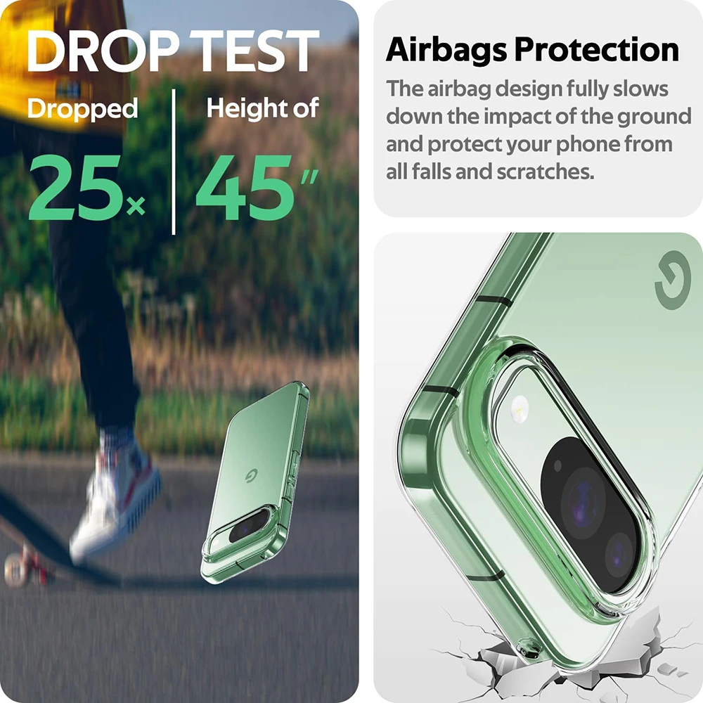 Coque Ultra fine en Silicone souple pour Google Pixel 9 8A 8 7 7A 6A 6 Pro XL, coque arrière transparente pour Google 8 A 9 XL