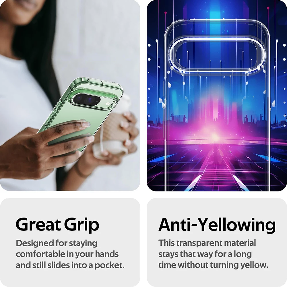 Coque Ultra fine en Silicone souple pour Google Pixel 9 8A 8 7 7A 6A 6 Pro XL, coque arrière transparente pour Google 8 A 9 XL