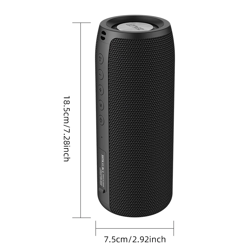 ZEALOT-S51 haut-parleur Bluetooth Portable TWS caisson de basses sans fil haut-parleurs extérieurs étanches Boombox AUX TF haut-parleur stéréo