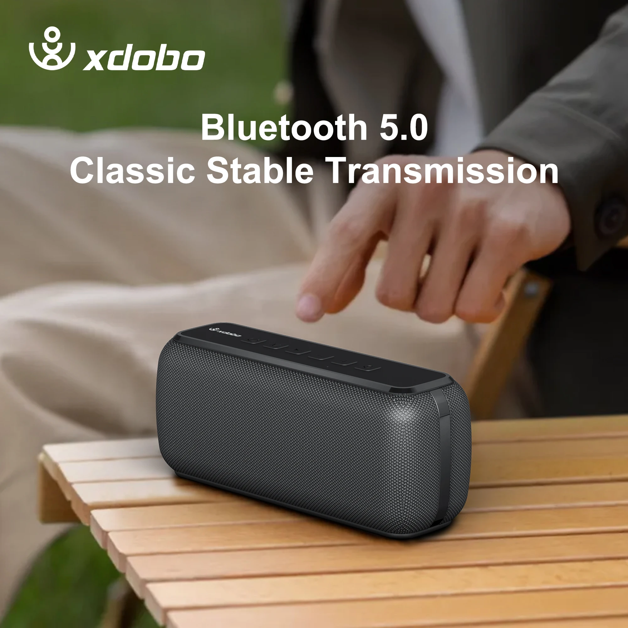 XDOBO X8 60W haut-parleurs portables Bluetooth-compatible basse caisson de basses sans fil étanche 6600mAh fonction TWS Support TF/AUX